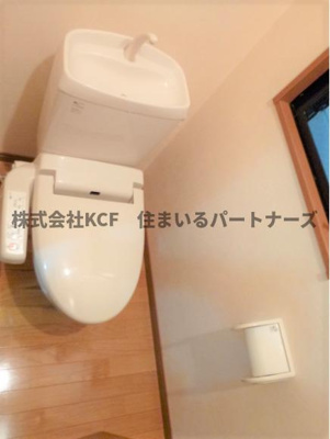 【トイレ】 | アルファルファB棟 | 落ち着いた色調のトイレです