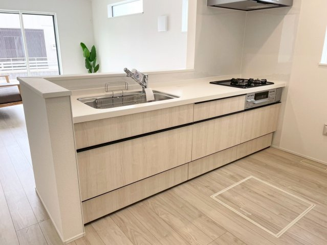 【キッチン】 | 神栖市若松中央2号棟 | 3LDK　最短即日見学も可能です。お気軽にお問合せください。