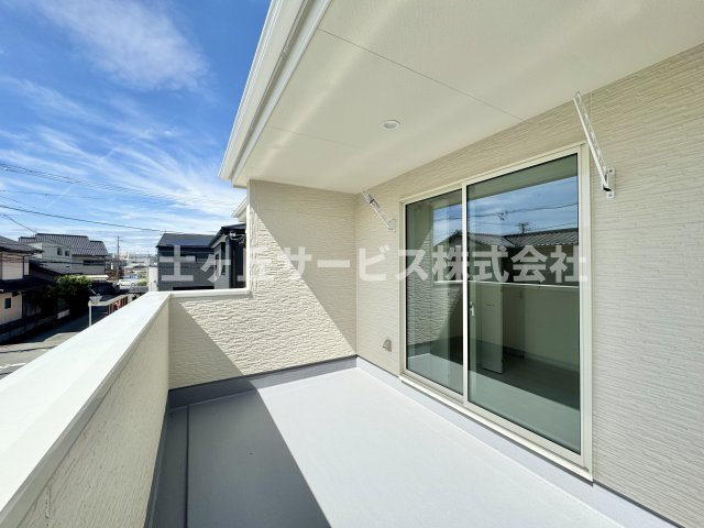 【バルコニー】 | 島田市中溝町 新築一戸建て 2号棟 | 陽当たり良好なバルコニーです