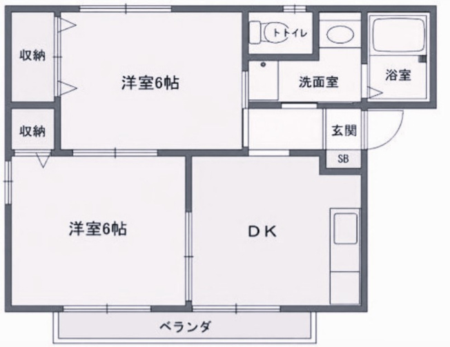 【間取り】 | ハイツヴァンティアンＡ