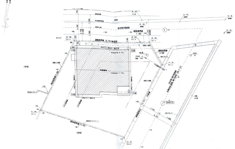 松本市村井町西1丁目　中古住宅の区画図