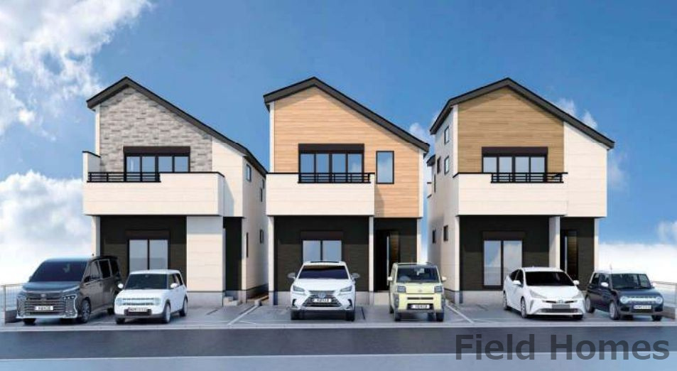 藤沢市本鵠沼3丁目新築戸建て　6期3号棟の外観パース|外観イメージ「藤沢市本鵠沼3丁目新築戸建て」