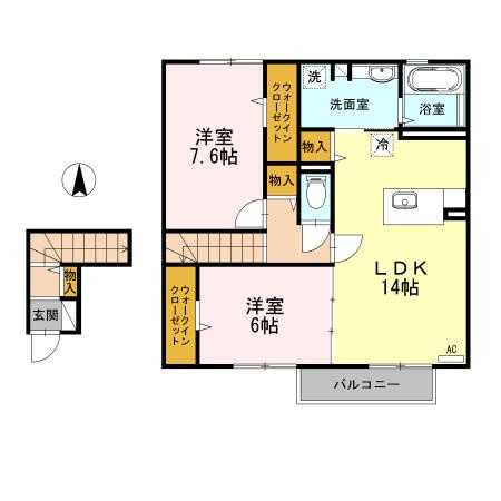 サンビタリアMの間取り
