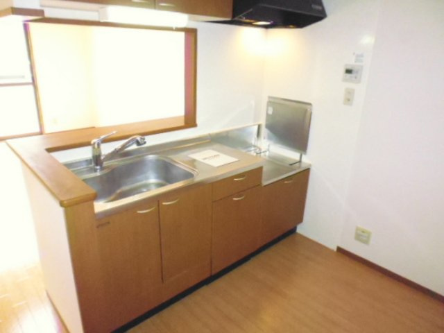 オリエントクレストのキッチン|使い勝手の良いカウンターキッチン♪