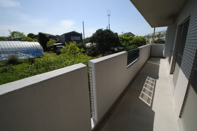 カーサフェリーチェのバルコニー