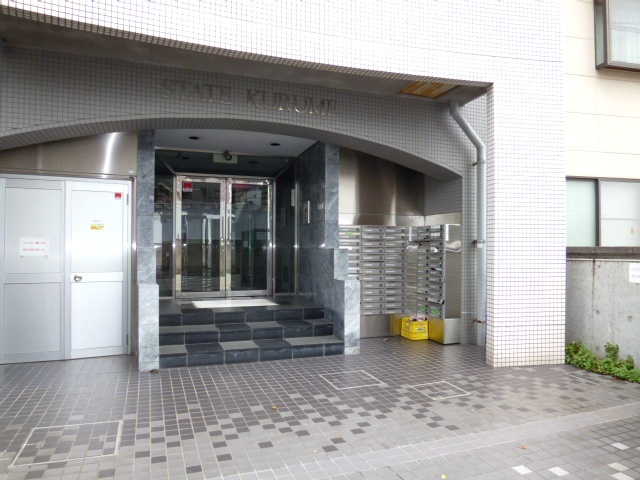 ステイツ久留米のエントランス|清潔なエントランスです
