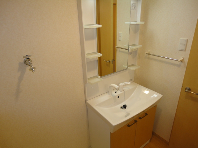 【洗面所】 | サンフィットヒルズ　Ａ | 洗髪洗面化粧台