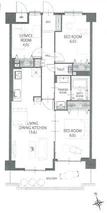【間取り】 | コスモ南浦和ステーシア
