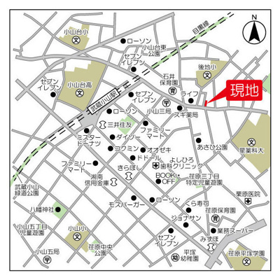 【地図】 | エフローレプルミエ武蔵小山