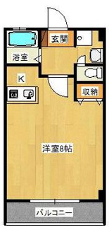 【間取り】 | コーポ産興桜台Ⅱ