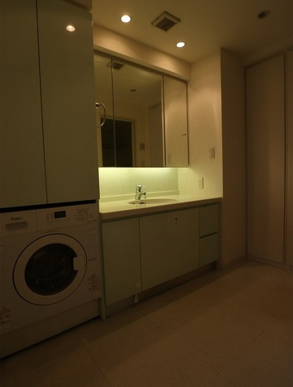 港区芝４丁目の賃貸マンション|洗面