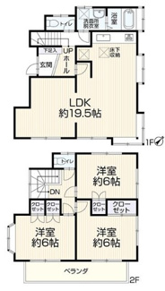 【間取り】 | さいたま市岩槻区加倉4丁目　中古戸建て