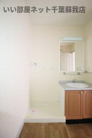 ｗｏｏｄ　ｖｉｌｌａｇｅの洗面所|洗濯機置場