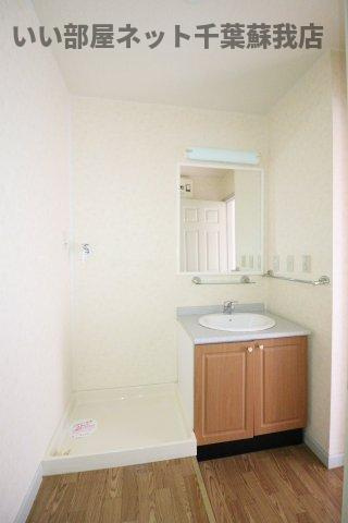 ｗｏｏｄ　ｖｉｌｌａｇｅの洗面所|朝の準備に活躍する、洗髪洗面化粧台！