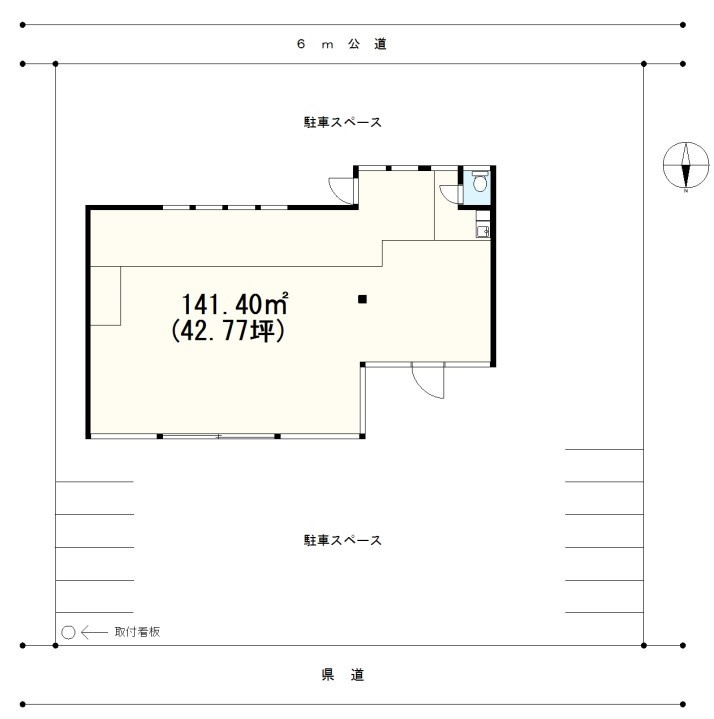 久喜市青葉３丁目の店舗事務所の間取り