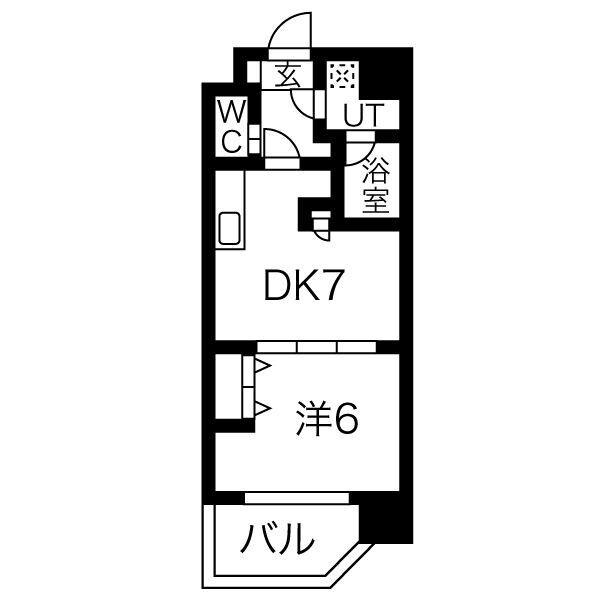 スプランディッド新大阪IIIの間取り