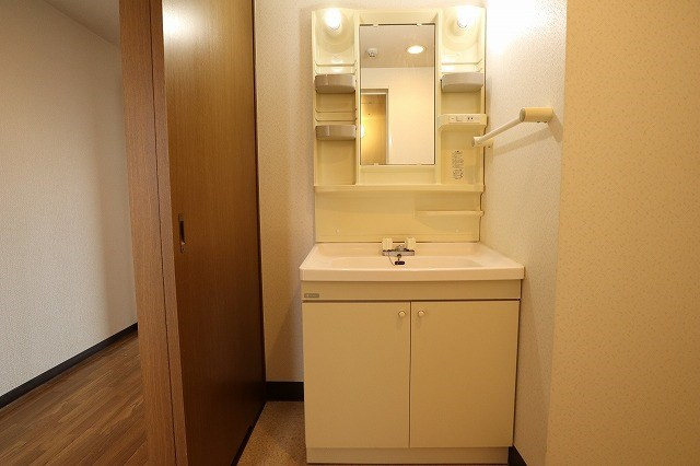 寝屋川市日之出町の賃貸マンションの独立洗面台