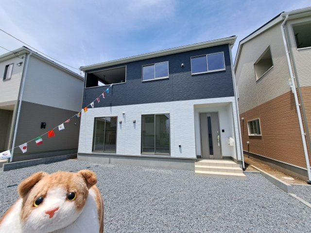 新築　みどり市笠懸町阿左美第６　クレイダルガーデン　2号棟の外観|現地写真　完成しました！ご内覧等、お気軽にお問合せください♪　							

