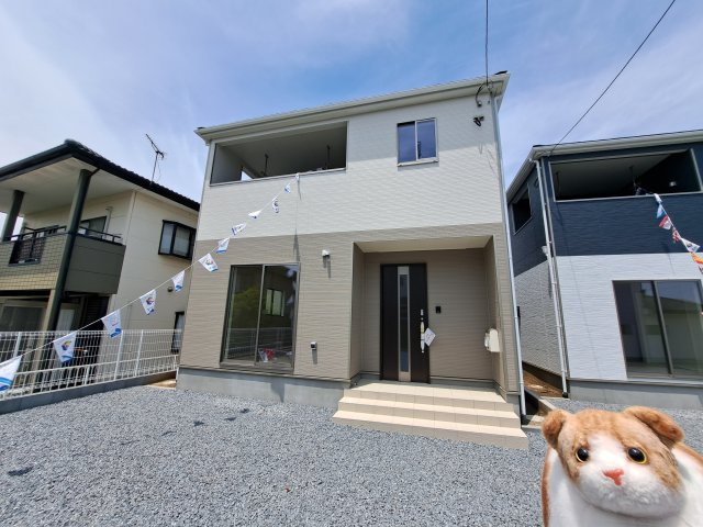 新築　みどり市笠懸町阿左美第６　クレイダルガーデン　3号棟の外観|現地写真　完成しました！ご内覧等、お気軽にお問合せください♪　							

