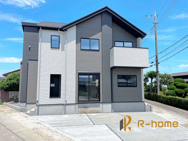 取手市駒場4期　新築戸建て　1号棟の外観|ご予約を頂ければ、『平日』はもちろん『早朝』や『夜間』もご見学可能です♪お気軽にお申し付けください♪