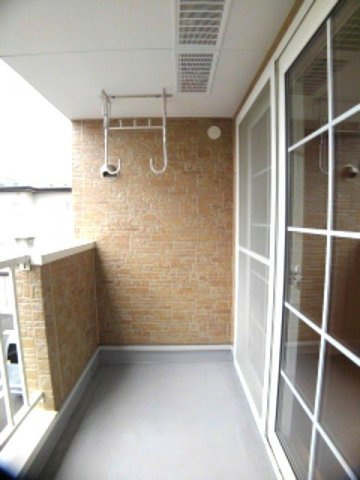 オーブ　メゾン　アミナ　Ａ棟のバルコニー