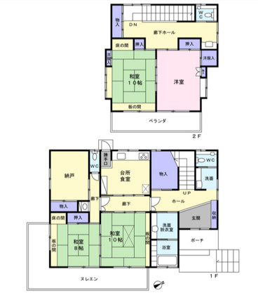 【間取り】 | 伊豆急伊豆高原　戸建