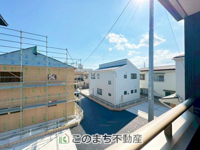 【展望】 | LiveleGarden.S下野石橋第1　3号棟 | バルコニーからの眺めです！
