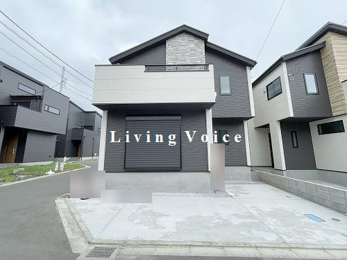 【外観】 | 【仲介手数料０円】海老名市杉久保南1期　新築一戸建て　全3棟 | 全体【仲介手数料０円】海老名市杉久保南1期　新築一戸建て　全3棟