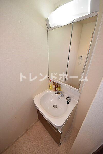 プレサンス谷町キャトルの独立洗面台|選べる家電プランあり！！