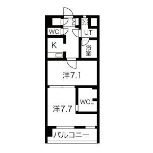 THE MUSIC COURTの間取り