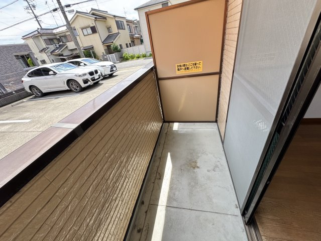 ディアコートＮのバルコニー