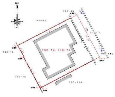 【土地図】 | 加古川市平岡町一色　土地 | 敷地約61.8坪です。