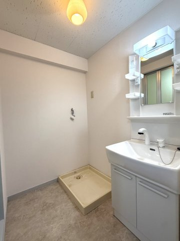 本宮ハイツ山田の洗面所