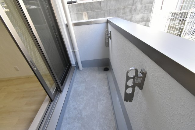 Lustore西宮北口のバルコニー