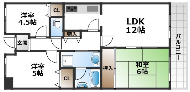 【間取り】 | ベルファストソネ