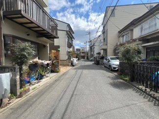 【前面道路含む現地写真】 | 右京区太秦安井二条裏町　建築条件つき