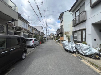 【前面道路含む現地写真】 | 右京区太秦安井二条裏町　建築条件つき