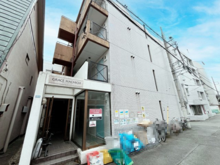 祝　成約済み　【八王子市　収益物件】八王子市　子安町　一棟アパートの外観|JR中央本線「八王子」まで徒歩９分・京王線「京王八王子」駅まで徒歩９分の立地です。八王子市子安町　投資・収益物件
