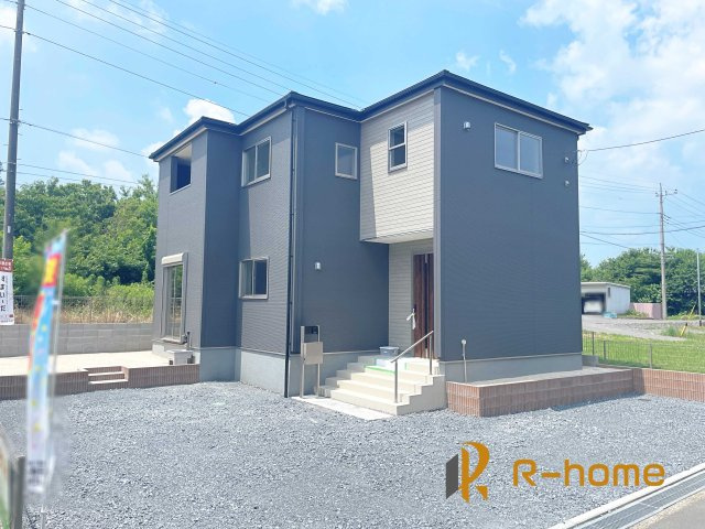 第1石岡市真家　新築戸建て　1号棟の外観|ご予約を頂ければ、『平日』はもちろん『早朝』や『夜間』もご見学可能です♪お気軽にお申し付けください♪