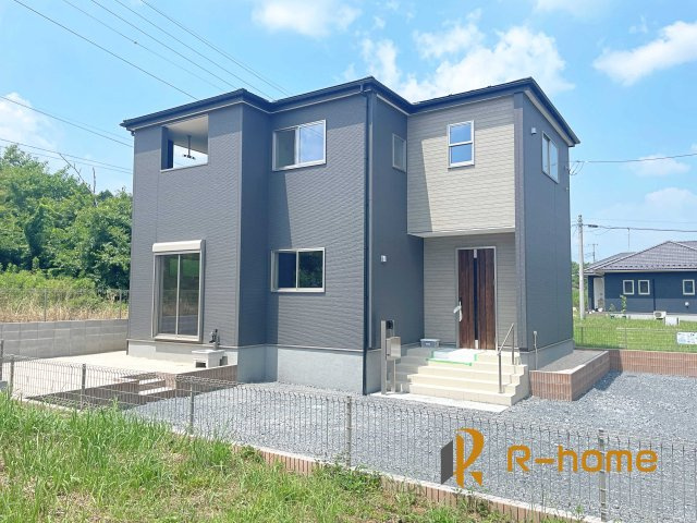 第1石岡市真家　新築戸建て　1号棟の外観|建物完成いたしました！ご予約で『平日』や『夕方』などでもご見学可能です！