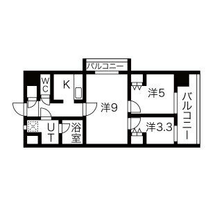 THE MUSIC COURTの間取り