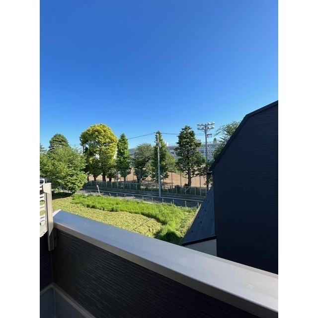 Kolet府中白糸台のバルコニー