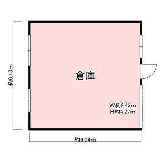 【間取り】 | 次屋倉庫　西棟