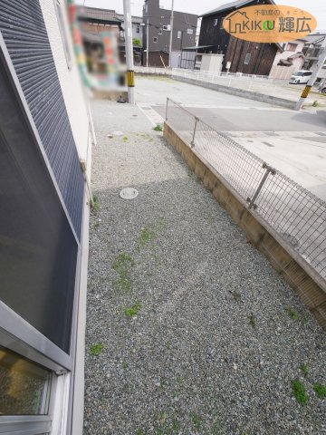 姫路市飾磨区細江　中古戸建の庭