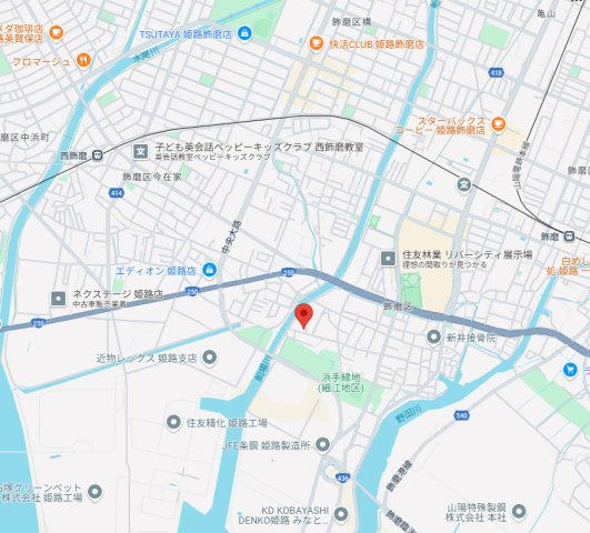 姫路市飾磨区細江　中古戸建の地図