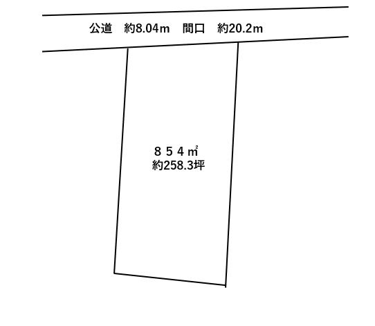 所沢市林2丁目の土地図
