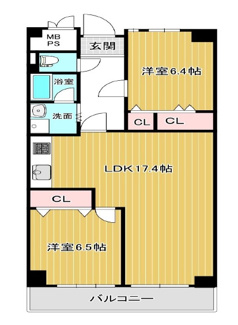 【間取り】 | 大東公園前ガーデンハイツ