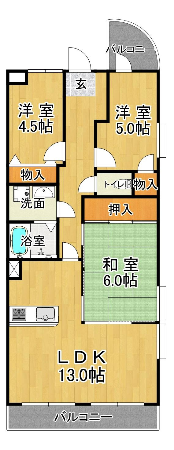 プラザハイツ二ツ屋　G棟