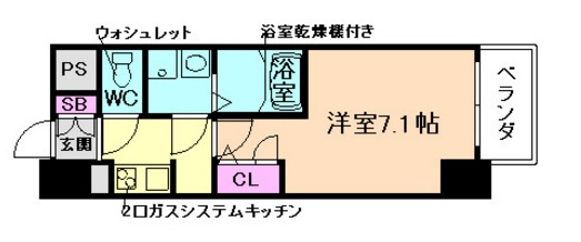 【間取り】 | W-STYLE福島Ⅱwistaria