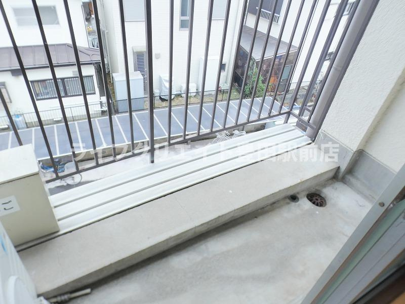 青空と川音のテラス（旧落合マンション）のバルコニー